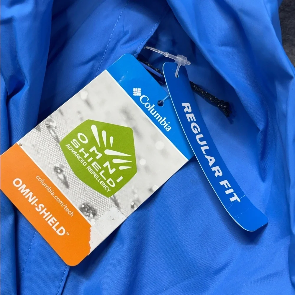 Columbia Omni Shield Advanced Repellency Switchback IV harbor blue jacket 3x